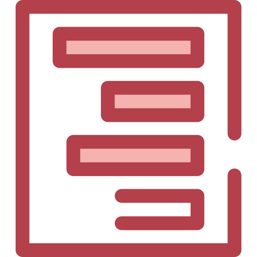 Right alignment icon