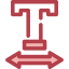 Text width icon 64x64