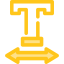 Text width icon 64x64
