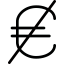 Euro Symbol 64x64