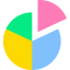 Pie chart icon 64x64