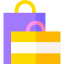 Shopping bags ícone 64x64