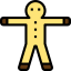Gingerbread man biểu tượng 64x64