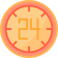 24 hours アイコン 64x64