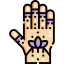 Henna painted hand 상 64x64