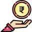 Indian rupee 상 64x64