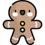 Gingerbread man icon 64x64