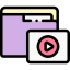 Video folder ícono 64x64
