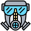 Gas mask icon 64x64