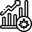 Bar chart icon 64x64