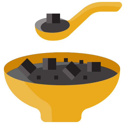 Grass jelly icon