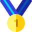 Gold medal ícono 64x64