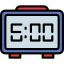 Digital clock icon 64x64