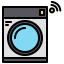 Smart washing machine icon 64x64