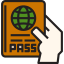 Заграничный пасспорт иконка 64x64