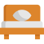 Single bed icon 64x64