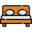 Double bed biểu tượng 64x64