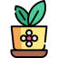 Plant pot icon 64x64