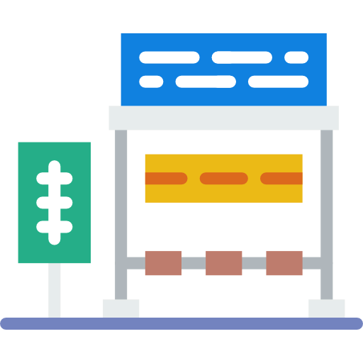 Bus stop icon