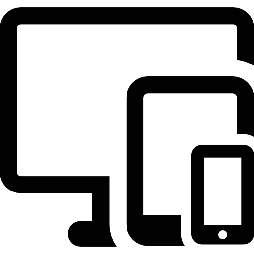 Monitor Tablet and Smartohone icon