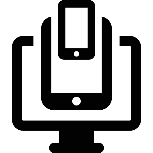 Monitor Tablet and Smartphone icon