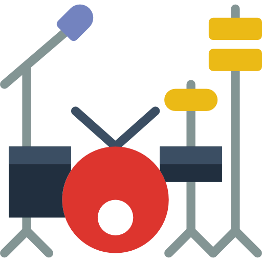 Drum set icon