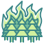 Forest fire icon 64x64