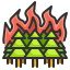 Forest fire icon 64x64