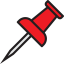 Push pin icon 64x64