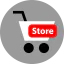 Shopping cart icon 64x64