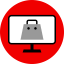 Online shopping icon 64x64