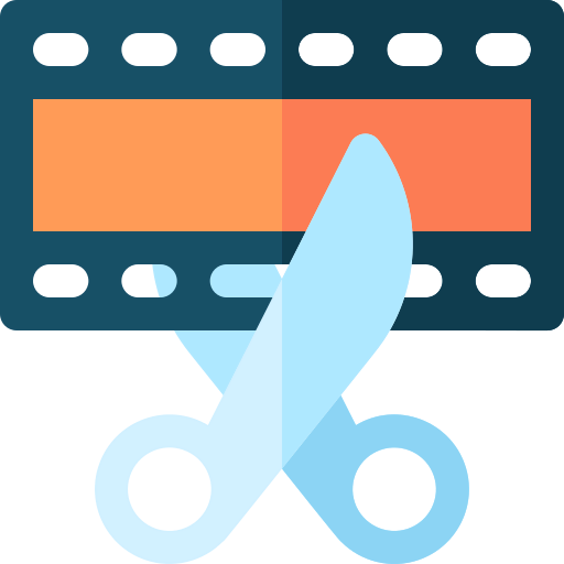 Video editing ícono