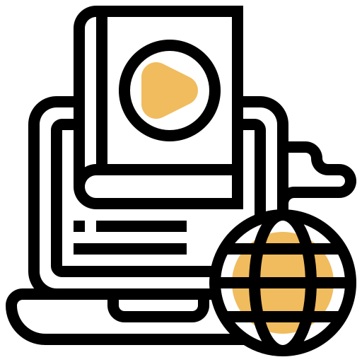 Online learning icon