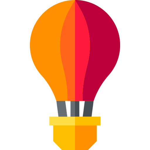 Hot air balloon ícone