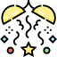 Confetti ball icon 64x64