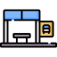 Bus stop icon 64x64