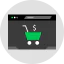 Online shopping Symbol 64x64