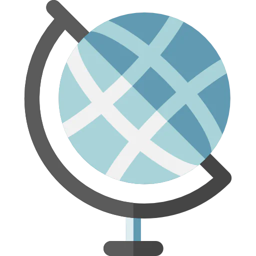 World map icon