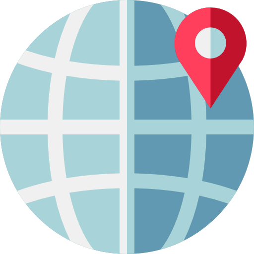 World map icon