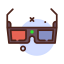 3d glasses icon 64x64