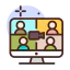 Videoconference icon 64x64