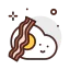 Egg and bacon icon 64x64