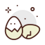 Boiled egg icon 64x64