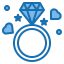 Diamond ring icon 64x64