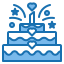 Wedding cake icon 64x64