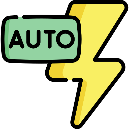 Auto flash icon