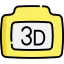 3d camera ícone 64x64