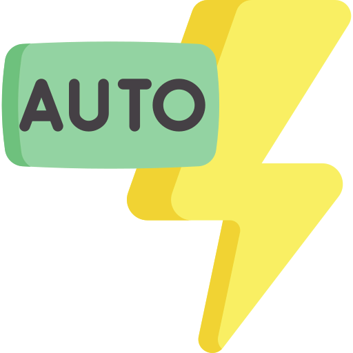 Auto flash Symbol