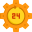 24 часа иконка 64x64