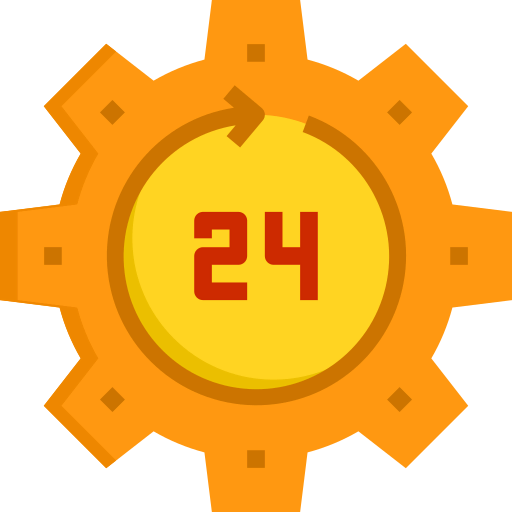 24 hours icon